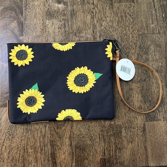 Sunflower Wet Bag with Wrist Strap - Picture 2 of 6